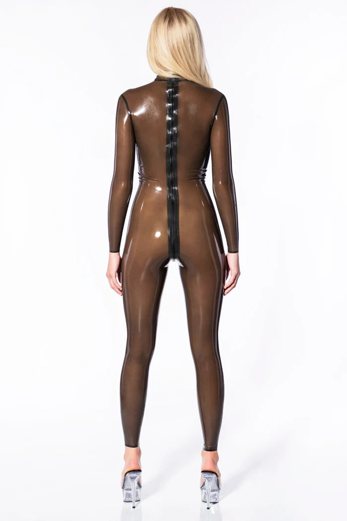 Latexelle Full-Zip Latex Catsuit back