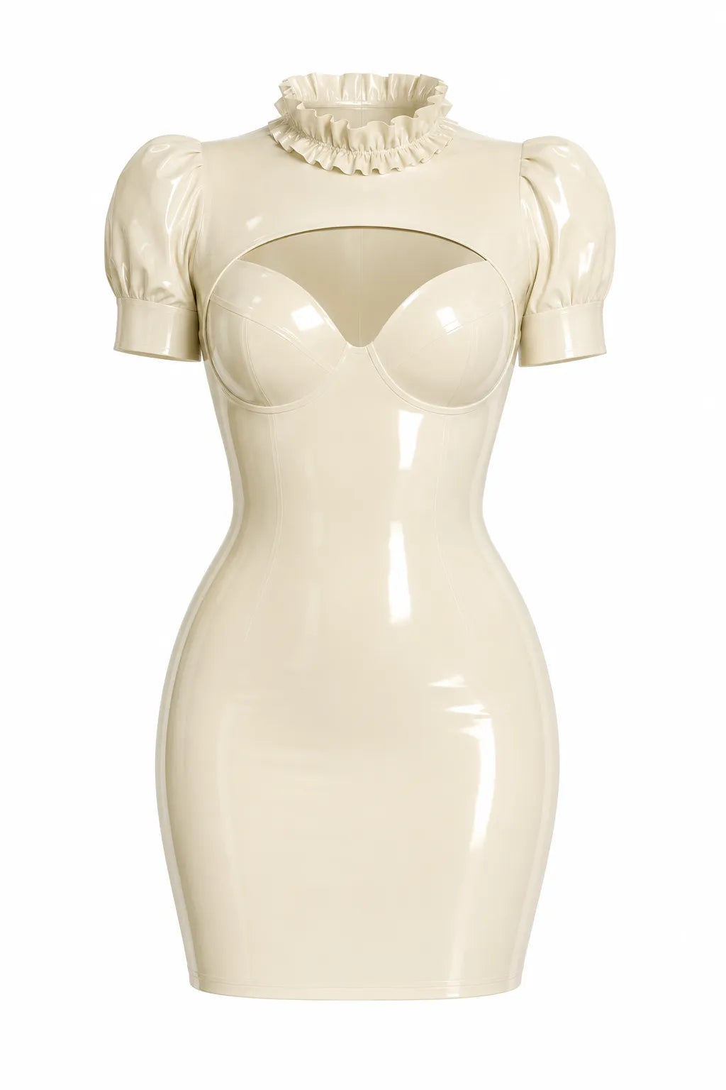 bow-collar-puff-sleeve-latex-mini-dress-sculpted-night-out-style-image-05