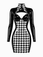 houndstooth-collar-latex-dress-glossy-night-out-style-image-05