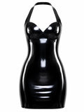 Latexelle Angel Halter Latex Mini Dress