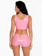 pink-latex-crop-top-and-shorts-set-sculpted-styling-piece-image-01