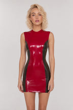 two-tone-latex-mini-dress-glossy-statement-fit-video-01