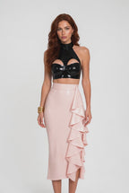 ruffle-side-latex-pencil-skirt-polished-bodycon-edit-video-01