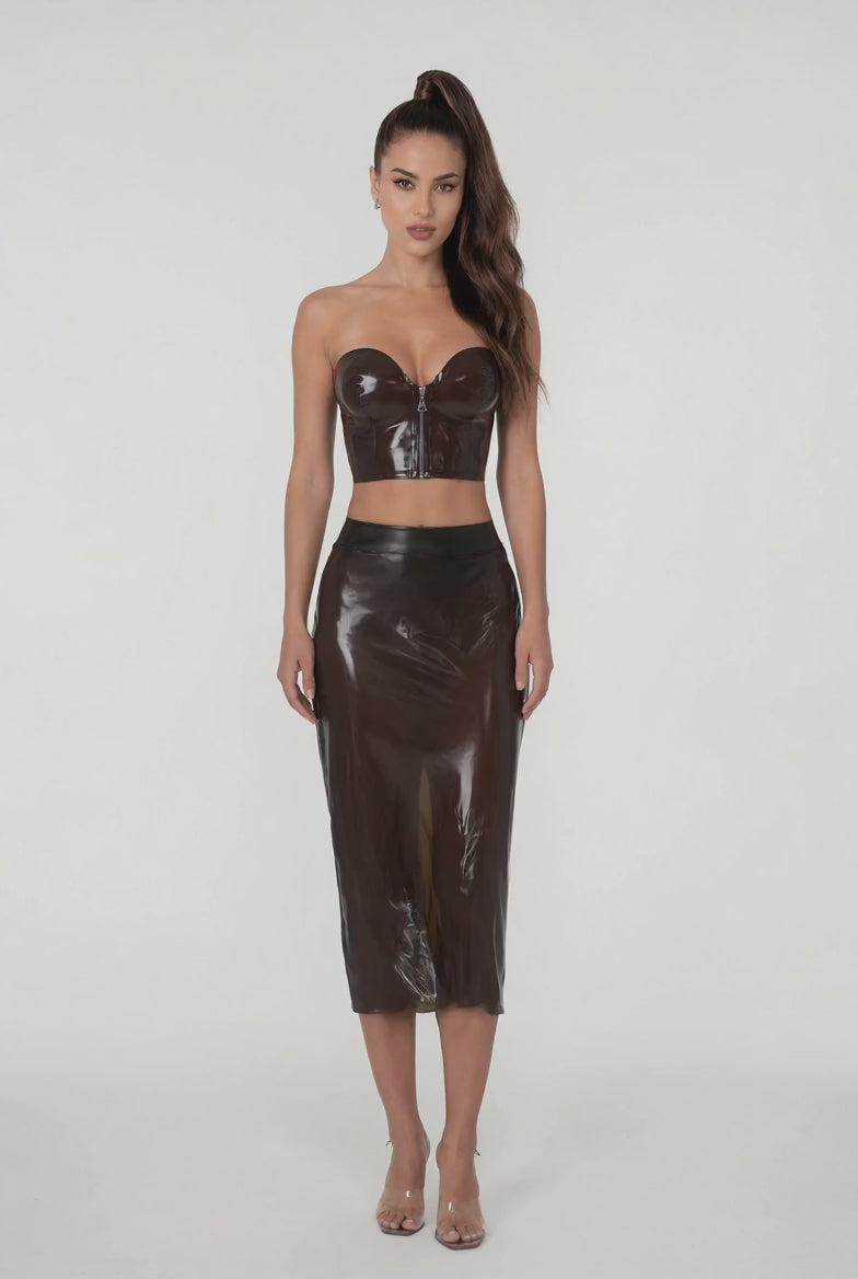 sheer-brown-latex-pencil-skirt-polished-bodycon-edit-video-01