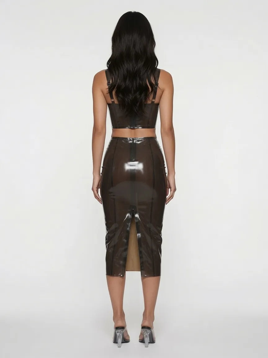 sheer-brown-latex-pencil-skirt-polished-bodycon-edit-image-01