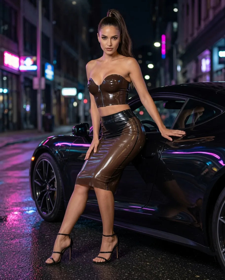 sheer-brown-latex-pencil-skirt-polished-bodycon-edit-image-04