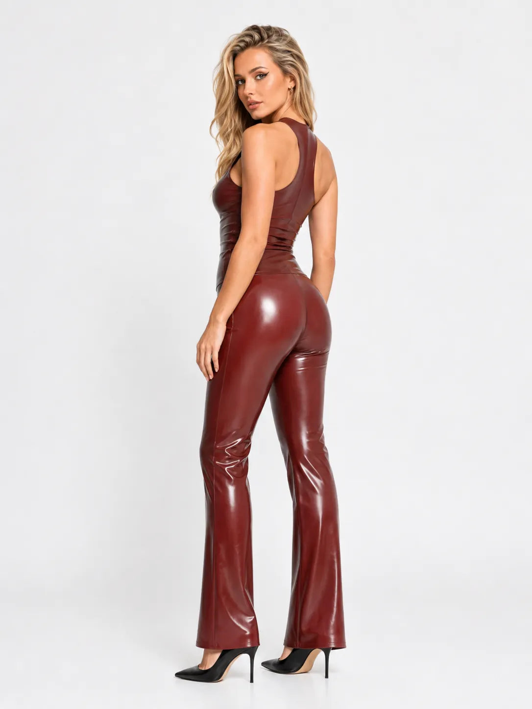 sleeveless-latex-flare-jumpsuit-full-body-gloss-edit-image-04