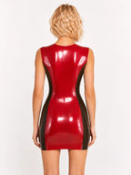 two-tone-latex-mini-dress-glossy-statement-fit-image-04